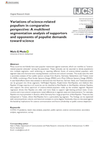 Variations of science-related populism in comparative perspective: A multilevel segmentation analysis of supporters and opponents of populist demands toward science